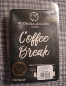Milkhouse Candle Co. Coffee Break Melt Bar -1 piece - Picture 1 of 4
