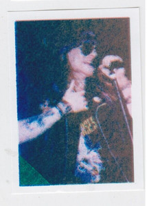 AXL ROSE - SINGING ROCK LEGEND - GUNS N ROSES - VINTAGE 1990 ARGENTINA CARD
