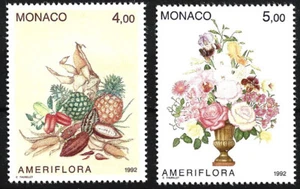 Mónaco - Exposición de horticultura AMERIFLORA juego nuevo 1992 mi. 2074-2075 - Imagen 1 de 1
