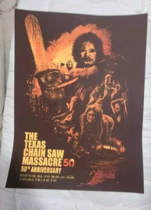 The Texas Chainsaw Massacre 50th Anniversary 18x24 Print Poster - Picture 1 of 8
