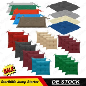 Stuhlkissen Sitzkissen für stühle 40x40/50x50cm 2er 4er Set Outdoor und Indoor - Bild 1 von 38