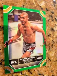 2024 Topps Chrome UFC Muhammad Mokaev 22/99 Green Refractor #144 - Picture 1 of 2