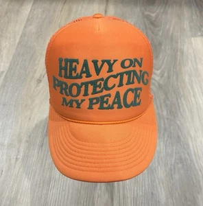 Heavy On Protecting My Peace Trucker Hat - Picture 1 of 4