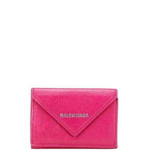 BALENCIAGA Tri-fold wallet compact wallet 391446 Women 【Used】 - Picture 1 of 13