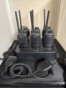 6 Retevis RT21 2 Way Radios Long Range Rechargeable W/ Charger 4 Speaker Micro - Picture 1 of 5