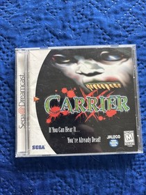 Carrier (Sega Dreamcast, 2000) CIB Tested Cracked Case