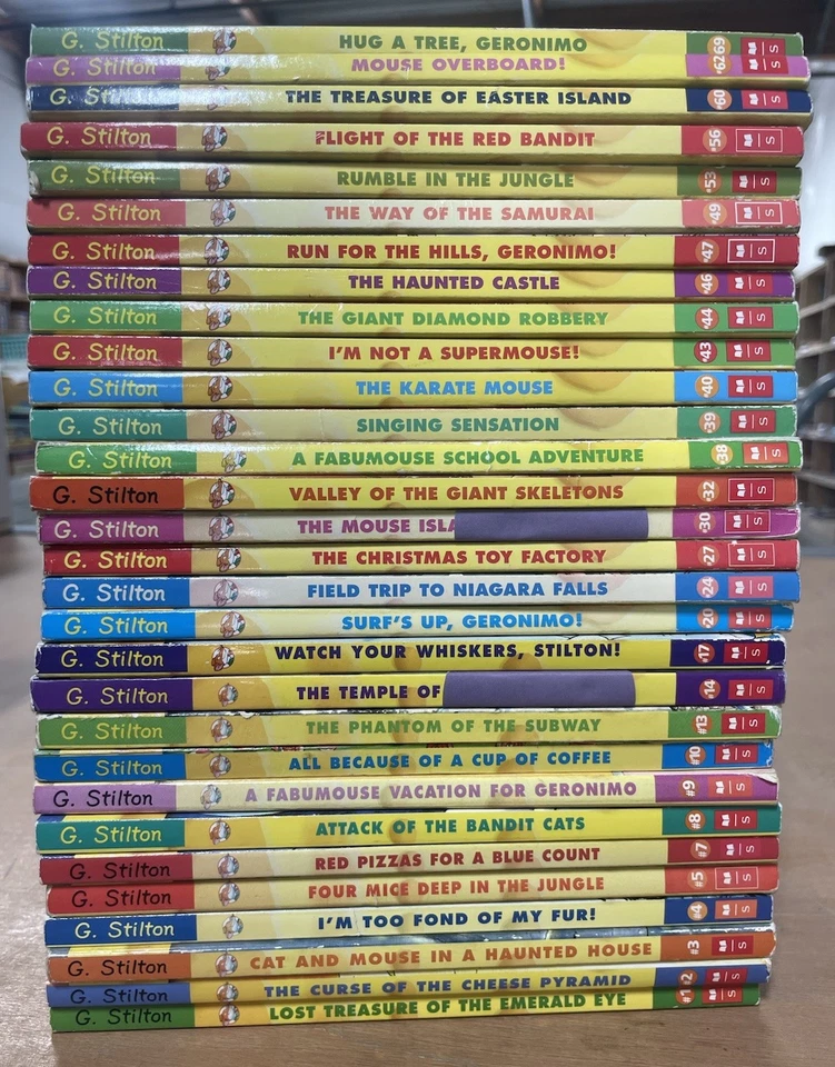 Lot of 30 Geronimo Stilton  Chapter Books PAPERBACKS Scholastic - Image 1 of 1