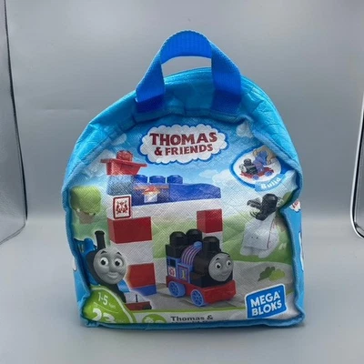 Thomas & Friends Mega Bloks Juego de Bloques de Construcción con Mochila 25 Piezas Foto 1 de 3