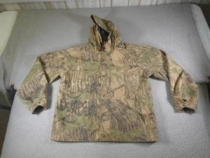 Vintage Cabelas Jacket Mens Large Realtree Camo Gore Tex Hooded Hunting 90s - Picture 1 of 12