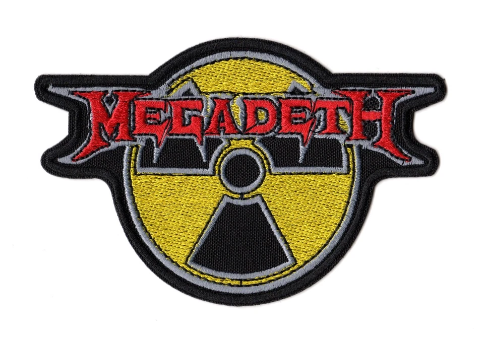 Megadeth Sew-on Patch | Radiation American Thrash Heavy Speed Metal Band Logo - Image 1 of 1