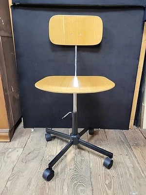 Mid Century Modern Desk Office Chair, Adjustable Danish Denmark MCM Rabami Stole - Image 1 of 4