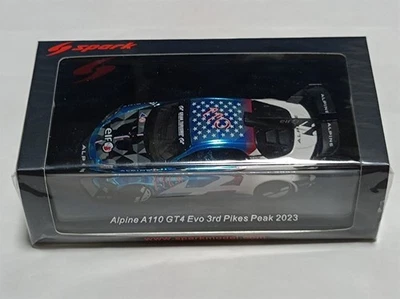 Spark 1/43 Alpine A110 GT4 Evo 3rd Pikes Peak 2023 Model Car - Image 1 of 4
