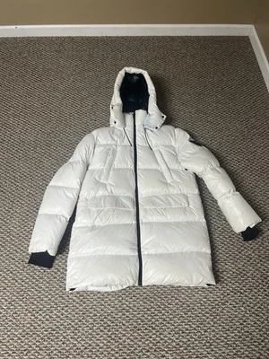 Chaqueta acolchada semibrillante para mujer Rudsak Enzo óptica blanca talla 5 Foto 1 de 4