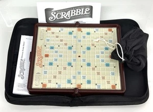 Scrabble Spiel Travel Edition Follio Zip Case tragbares Klappbrett Hasbro - Bild 1 von 10