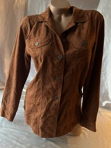 Chicos Wildlederimitatjacke braun Größe 1 / Medium - Bild 1 von 3