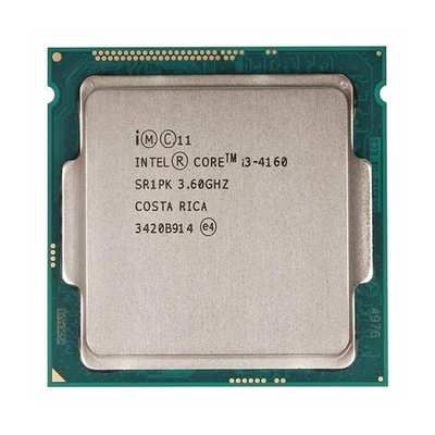 CPU Processor Desktop Intel Core I3 4160 LGA 1150 Dual Core 3,6 GHZ Bulk - Image 1 of 2