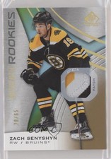 2019-20 SP Game Used Gold Spectrum Premium Materials /65 Zach Senyshyn Rookie RC