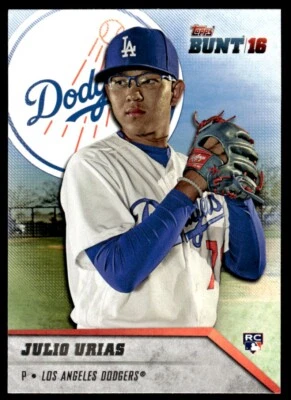 2016 TOPPS BUNT ROOKIE JULIO URIAS R7 - Image 1 of 2