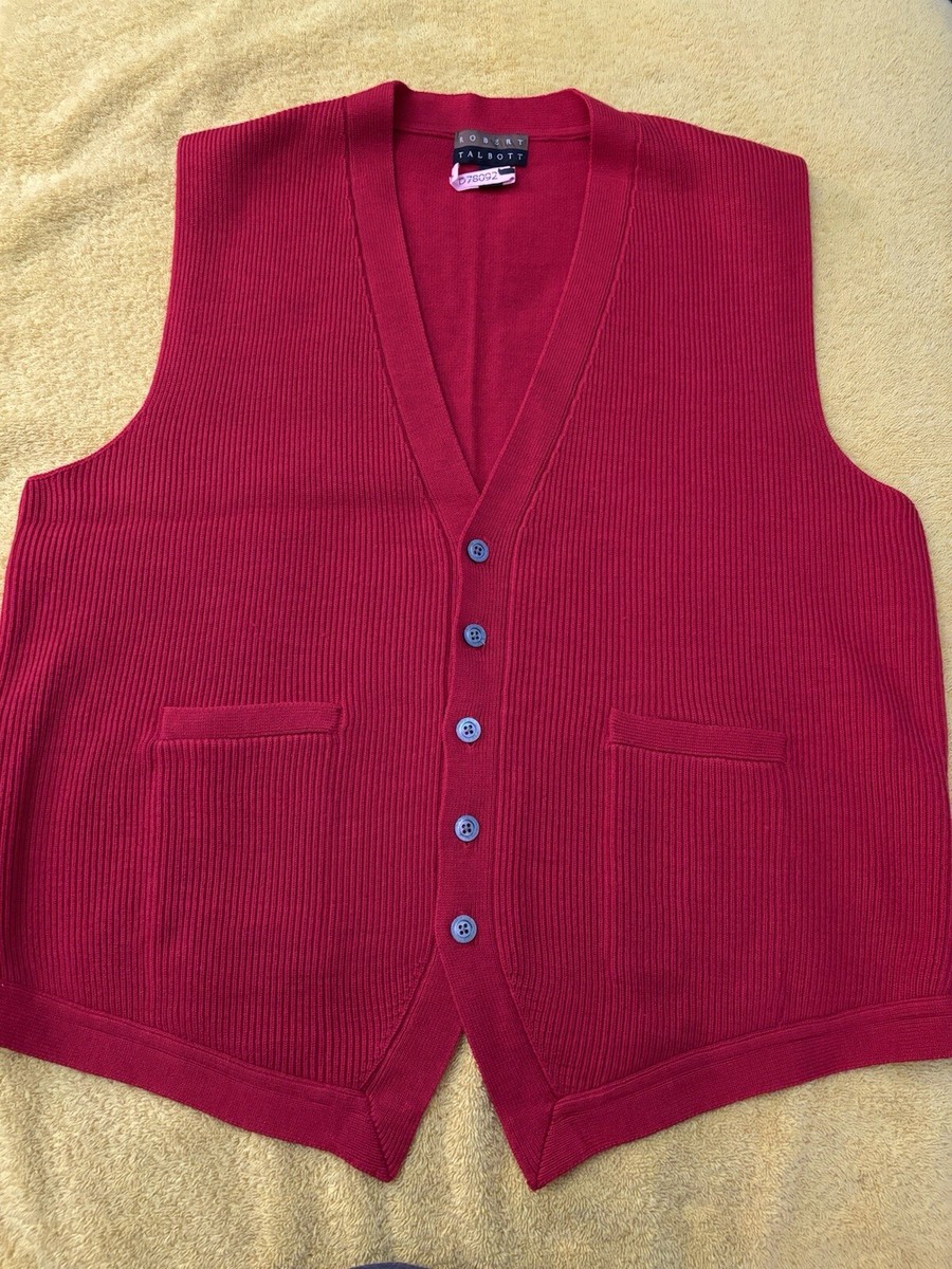 Loveternal Herren Weihnachts Pullunder - Christmas Strickweste Mit V-Ausschnitt In Relaxed Fit