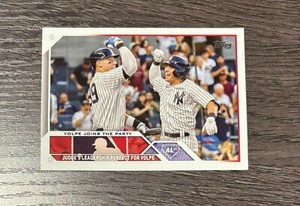 2023 Topps Update Baseball - Judge & Volpe Joins The Party Card