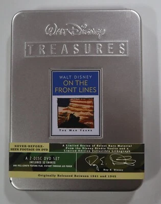 Disney Treasures Tin - WALT DISNEY - ON THE FRONT LINES - THE WAR YEARS - image 1 of 2