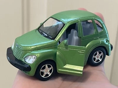 Chrysler PT Crusier verde fundido a presión Kinsfun Kinsmart  Foto 1 de 4