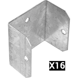 Fence Panel Bracket Trellis Clip 41mm/52mm Pack of 16 Clips - Picture 1 of 2