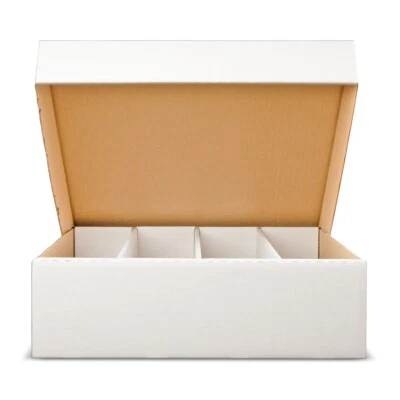 1 Riesen Deck-Box - (weiß) für 4000 Karten Magic / Pokemon / YuGiOh Karten - Bild 1 von 4