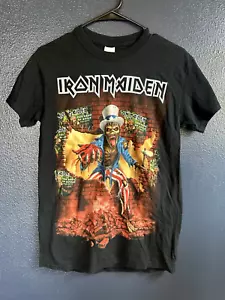 T shirt IRON MAIDEN Book Of Souls 2016 USA Tour taglia S small - Foto 1 di 15