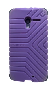 PureGear GripTek Impact Case for Motorola Moto X - Lavender / Purple - Picture 1 of 4