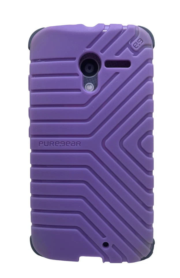 Funda de impacto PureGear GripTek para Motorola Moto X - lavanda / púrpura Foto 1 de 4