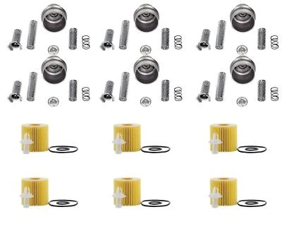 Replacement Parts For Engine Oil Filter Cover 2007-19 Lexus ES350 W Filter 12pc - Image 1 of 4