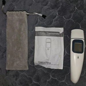 Termómetro infrarrojo FC-IR1010 con bolsa protectora manual frente o tímpano - Imagen 1 de 5
