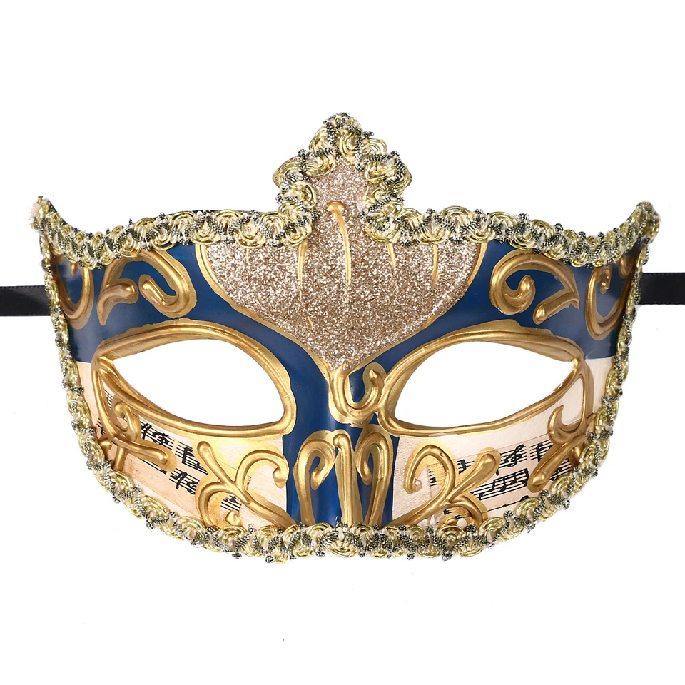 Venetian Masquerade Mask for Men Mardi Gras Ball Party Halloween Costume Mask - Image 1 of 2