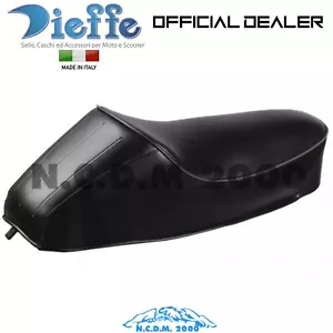 SELLA SELLINO PER PIAGGIO VESPA 50 R L N SPECIAL SIMILPELLE NERO GOBBA GOBBINO - Picture 1 of 5
