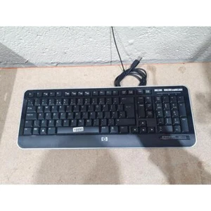 HP KB2101U Multimedia Keyboard Black Wired USB QWERTY (Standard) Compact for PC - Picture 1 of 8