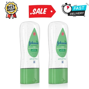 2Pack Johnson's Baby Body Moisturizing Oil Aloe Vera & VitaminE Soothing 6.5 oz - Picture 1 of 13