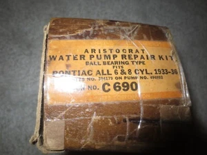 1933 1934 1935 1936 Pontiac 6 & 8 Cylinder NOS Water Pump Kit 496992 - Picture 1 of 2
