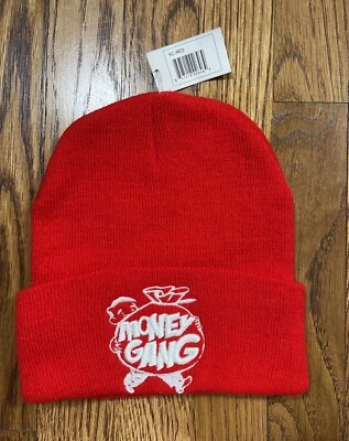 Gorro Decky rojo y blanco propiedad anterior de The Game para hombre talla única Foto 1 de 4