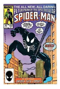 THE SPECTACULAR SPIDER-MAN 107 (VF/NM 9.0) 1st SIN-EATER / DEATH OF JEAN DEWOLFF - Picture 1 of 2