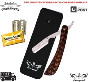 SALON BARBER PROFESSIONAL STRAIGHT CUT THROAT SHAVING SHAVETTE RAZOR - Imagen 1 de 7