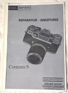 Zeiss Ikon Contarex S Repair Service Manual in German - Picture 1 of 1