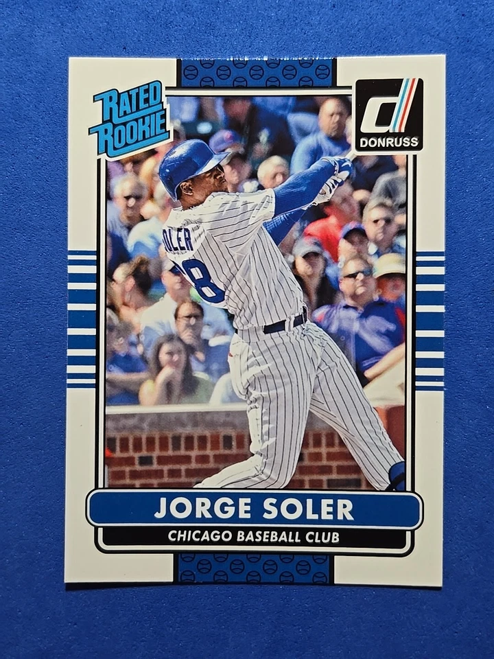 2015 Jorge Soler RATED ROOKIE RC Panini Donruss #37 - Image 1 of 2