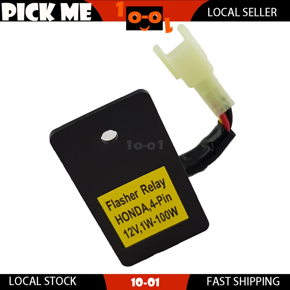 Enchufe relé intermitente LED 12V 1W-100W 4 PINES apto para HONDA CBR600RR 2007-2009 2010 2011 Foto 1 de 1