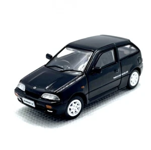 BM Creations 1:64 1989 Suzuki Swift GTi RHD Diecast Model BLACK *Ships from USA* - Picture 1 of 11