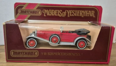 Beendet Y 16 1928 Mercedes Benz S.S. offen Models of Yesteryear Matchbox J Box - Bild 1 von 2