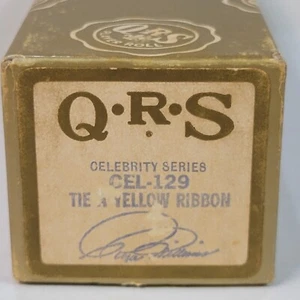 QRS Tie a Yellow Ribbon CEL-129 - Roger Williams - Vintage Player Piano Roll - Picture 1 of 4