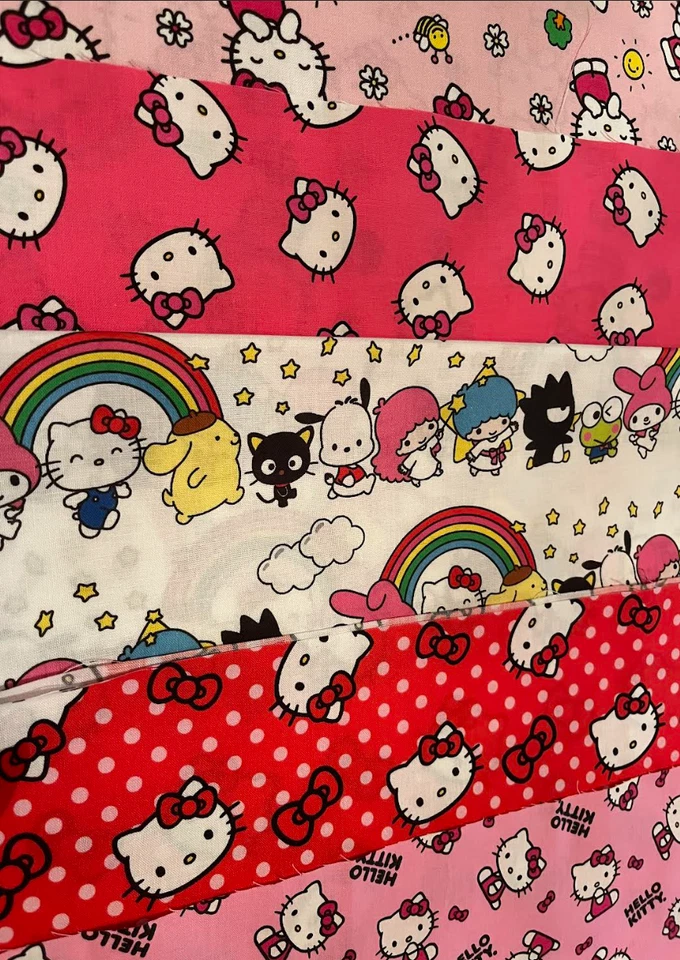 Fat Quarter Sanrio Hello Kitty & Friends 18"x21" - Image 1 of 1