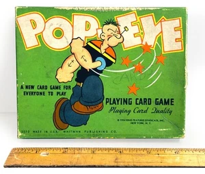 Vintage 1934 Popeye Playing Card Game 42 Karten OVP Whitman Verlag - Bild 1 von 12