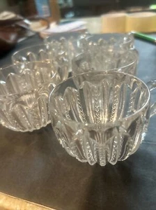 6 EAPG NATIONAL GLASS No. 500 THE PRIZE Punch Cup Teacup c.1901 Pattern Glass - Picture 1 of 4